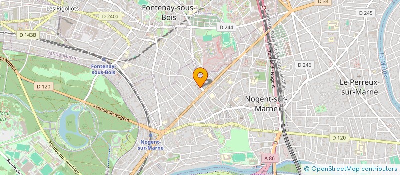 localisation de l'entreprise SCI 2 SC.G  NOGENT-SUR-MARNE