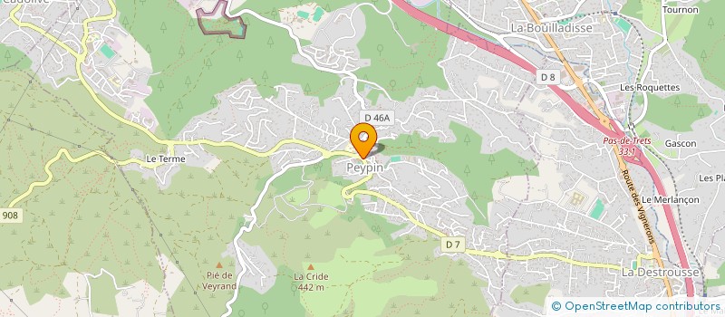 localisation de l'entreprise SCI 2 SL  PEYPIN