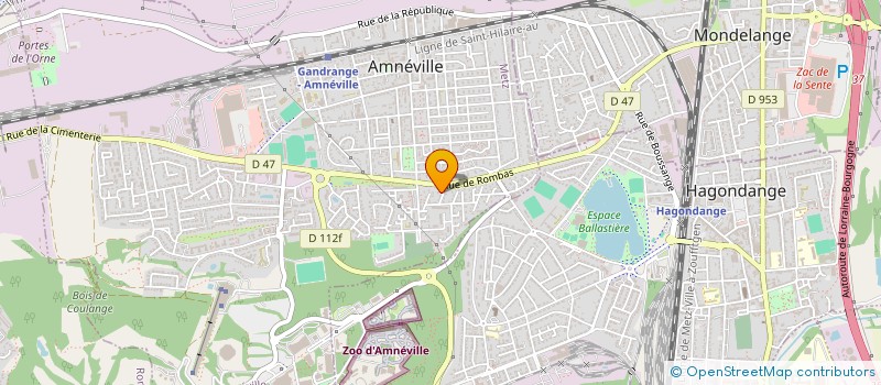 localisation de l'entreprise SCI 2 SP LES TERRES BLANCHES  AMNEVILLE