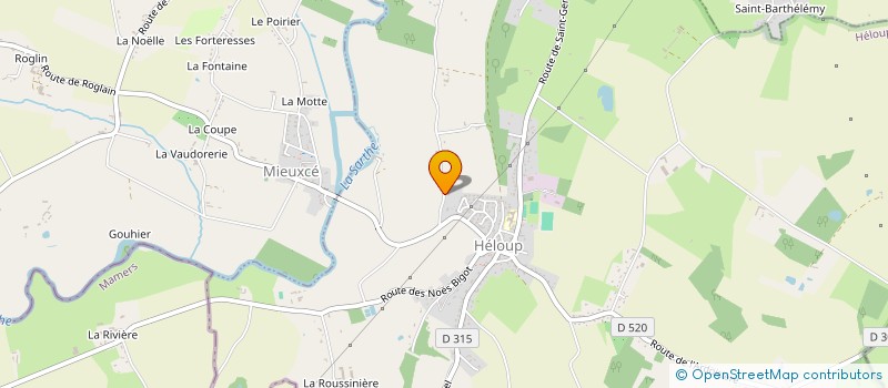 localisation de l'entreprise SCI 2 ST BLAISE à HELOUP