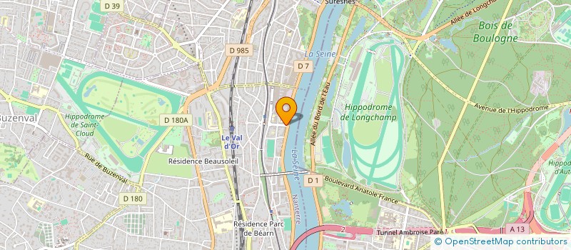 localisation de l'entreprise SCI 2 TER AVENUE DE LONGCHAMP à SAINT-CLOUD