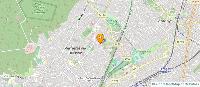 localisation de l'entreprise SCI 2 TURTLES à VERRIERES-LE-BUISSON