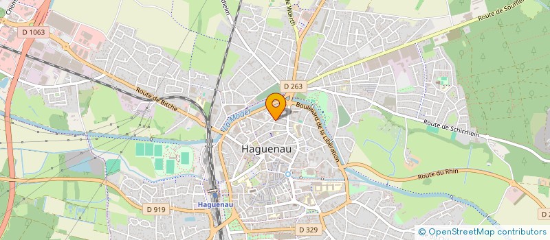 localisation de l'entreprise SCI 2 UNLIMITED  HAGUENAU