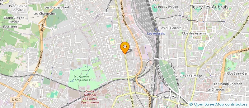 localisation de l'entreprise SCI 2 V à ORLEANS