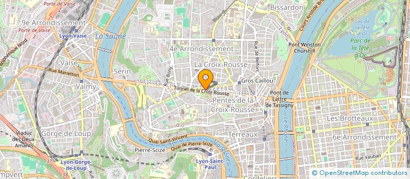 localisation de l'entreprise SCI 20-22 RUE BRANLY à LYON