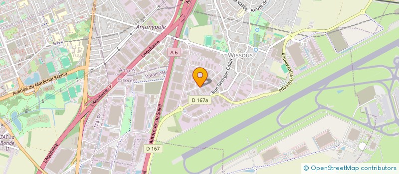 localisation de l'entreprise SCI 20 AMPERES à WISSOUS