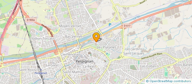 localisation de l'entreprise SCI 20 ANS  PERPIGNAN