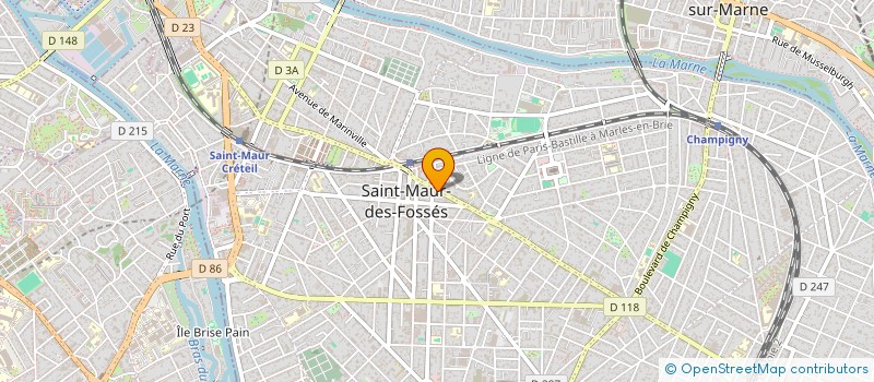 localisation de l'entreprise SCI 20 BIS AVENUE FOCH à ST MAUR DES FOSSES