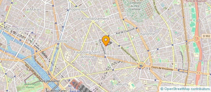 localisation de l'entreprise SCI 20 CHANZY  PARIS