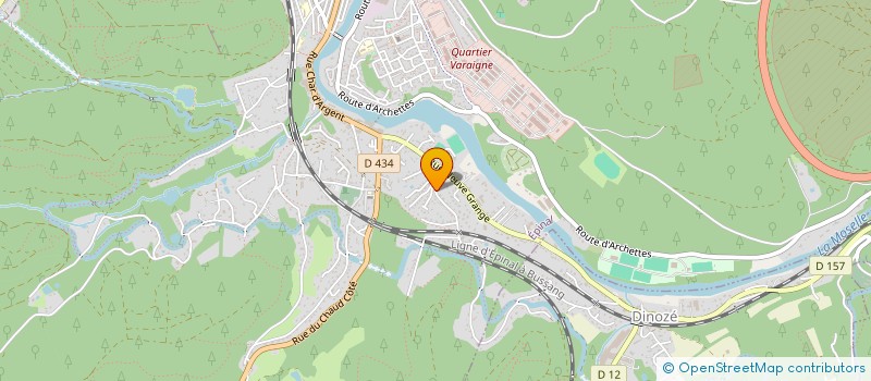 localisation de l'entreprise SCI 20 LEMOYNE à EPINAL