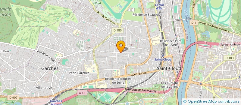 localisation de l'entreprise SCI 20 NUNGESSER à SAINT-CLOUD