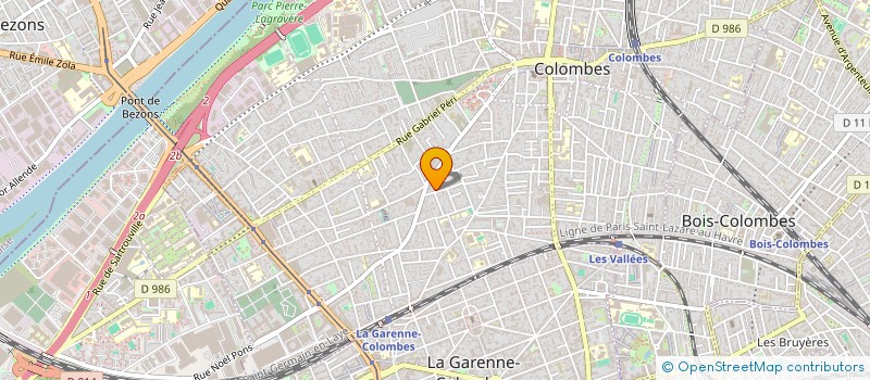 localisation de l'entreprise SCI 20 RASPAIL à COLOMBES