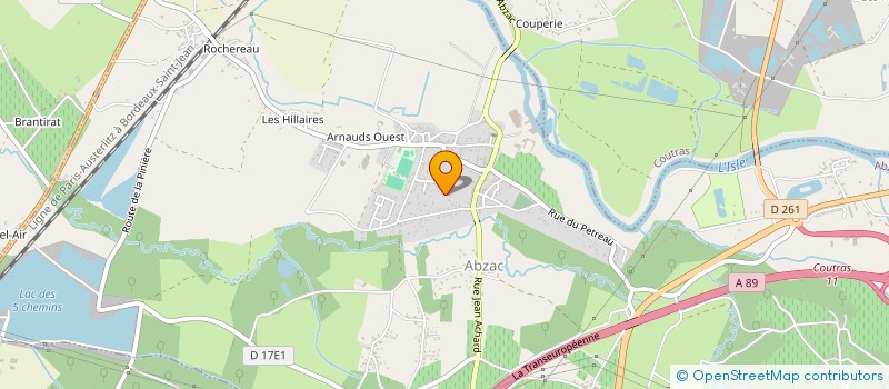 localisation de l'entreprise SCI 20 RESIDENCE DES LOGES à ABZAC