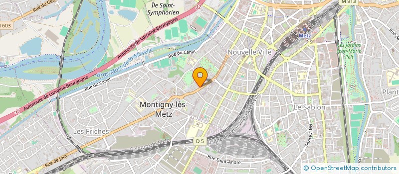 localisation de l'entreprise SCI 20 RG à MONTIGNY-LES-METZ