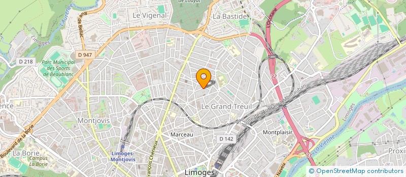 localisation de l'entreprise SCI 20 RUE DE LA PAIX à LIMOGES