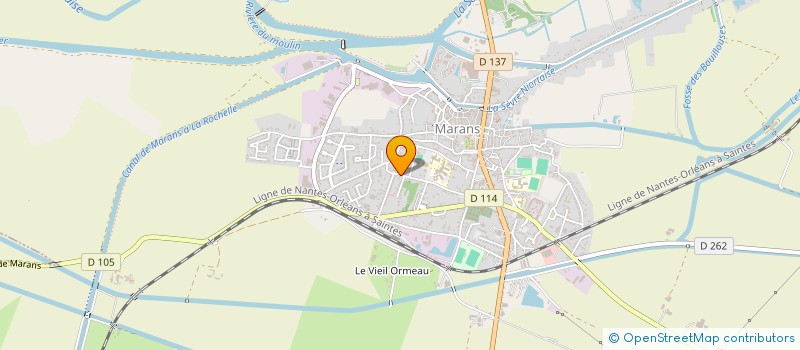 localisation de l'entreprise SCI 20 RUE DU MINAGE  MARANS