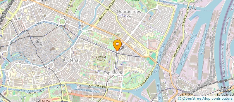 localisation de l'entreprise SCI 20 RUE DU PORT DU RHIN  STRASBOURG