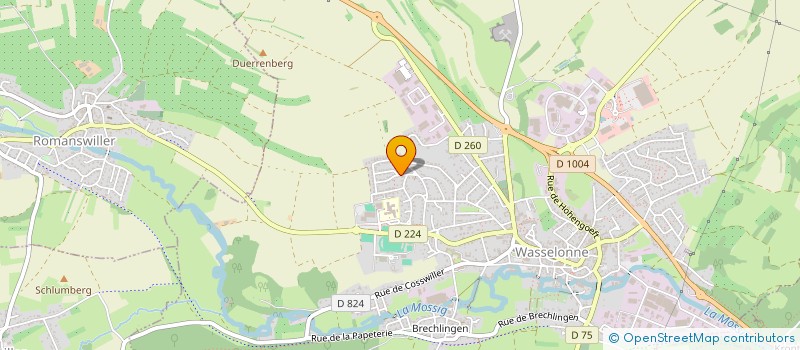 localisation de l'entreprise SCI 20 RUE SCHWENDI  WASSELONNE