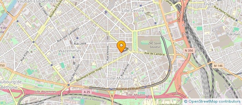 localisation de l'entreprise SCI 2000 à LILLE