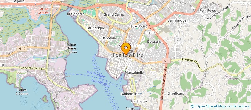 localisation de l'entreprise SCI 2000 à POINTE A PITRE