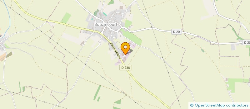 localisation de l'entreprise SCI 2000  BOUZINCOURT