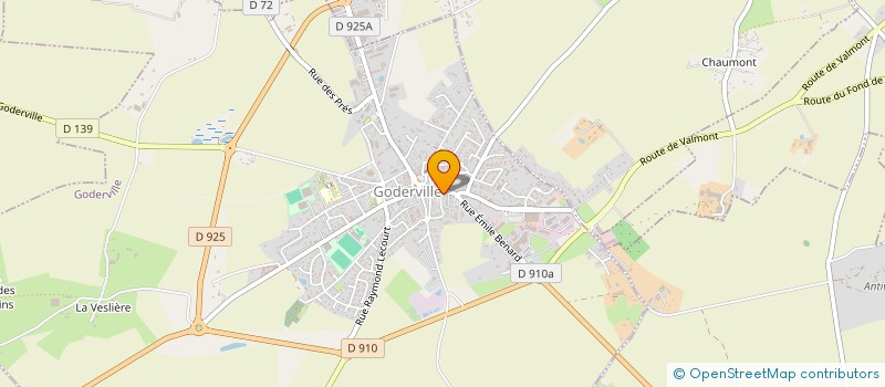 localisation de l'entreprise SCI 2000  GODERVILLE