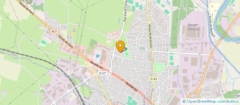 localisation de l'entreprise SCI 2000  MABLY