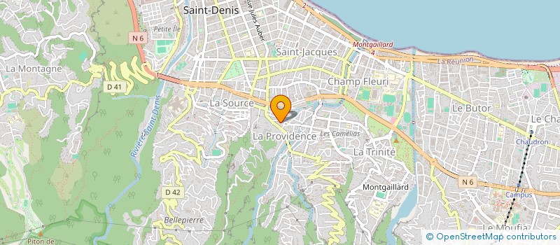 localisation de l'entreprise SCI 2000 à SAINT-DENIS