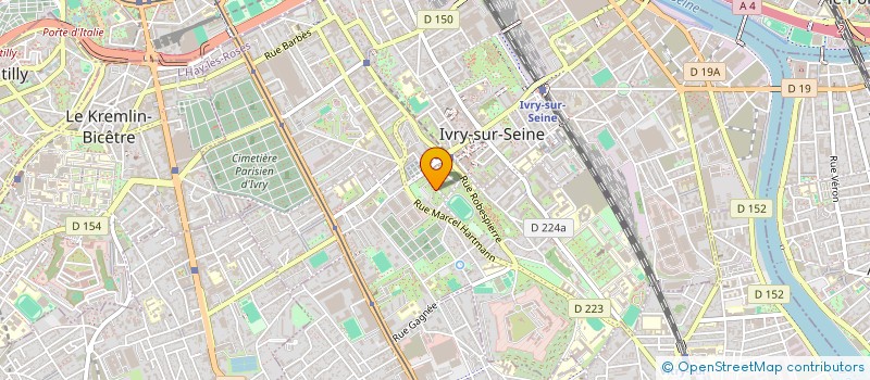 localisation de l'entreprise SCI 2000 à IVRY-SUR-SEINE