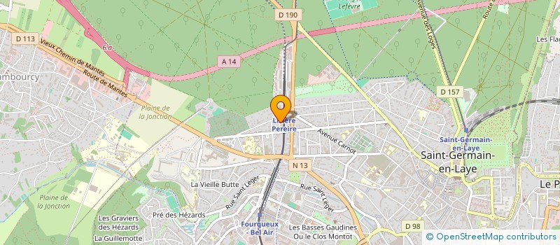 localisation de l'entreprise SCI 2000 INVESTISSEMENTS  SAINT-GERMAIN-EN-LAYE