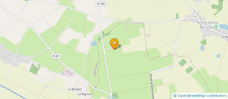 localisation de l'entreprise SCI 2001  QUILLY