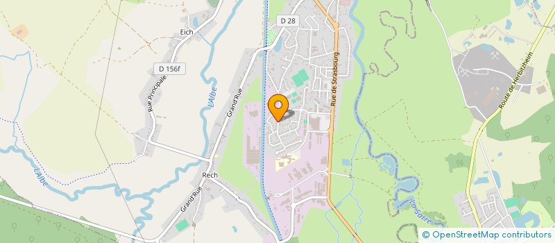 localisation de l'entreprise SCI 2001  SARRALBE