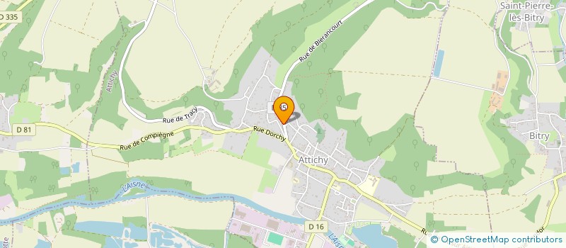localisation de l'entreprise SCI 2001  ATTICHY