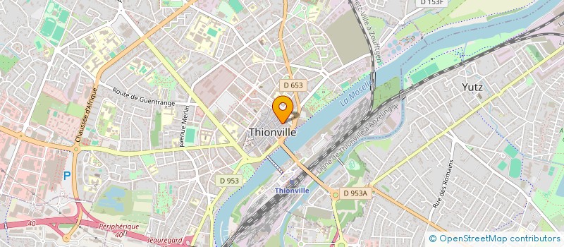localisation de l'entreprise SCI 2002 à THIONVILLE