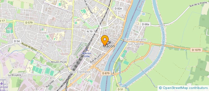 localisation de l'entreprise SCI 2002  MACON