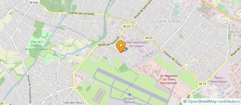 localisation de l'entreprise SCI 2002  CUGNAUX