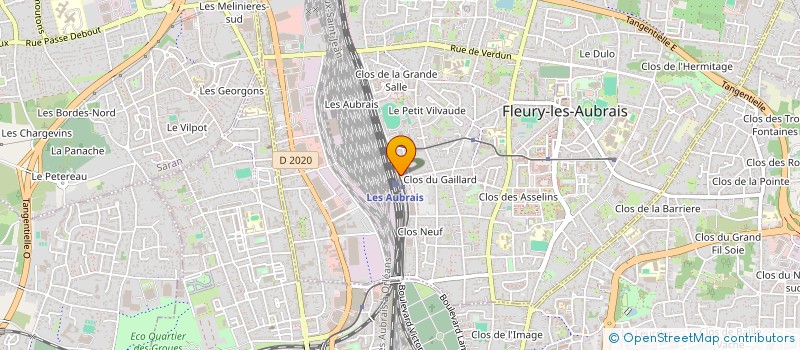 localisation de l'entreprise SCI 2002 L AVENIR à FLEURY-LES-AUBRAIS
