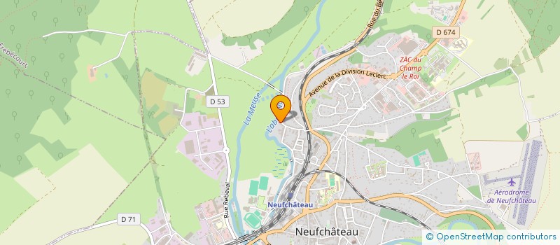 localisation de l'entreprise SCI 2006  AUTIGNY-LA-TOUR