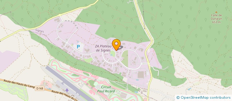 localisation de l'entreprise SCI 2007  SIGNES