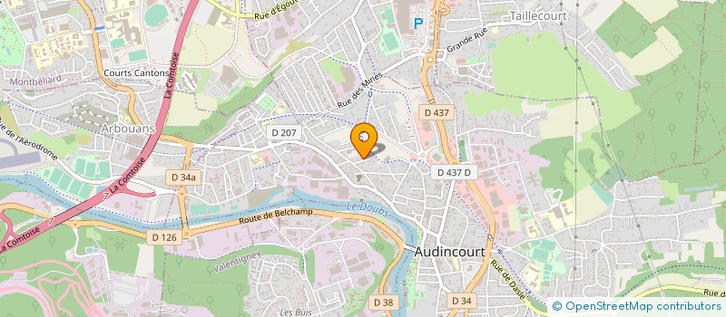 localisation de l'entreprise SCI 2008  ARBOUANS