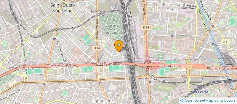 localisation de l'entreprise SCI 201 à SAINT-OUEN-SUR-SEINE