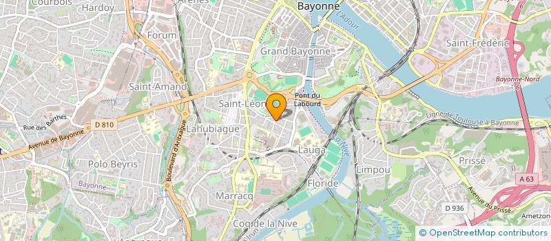 localisation de l'entreprise SCI 2010 à BAYONNE