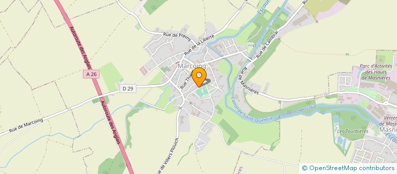 localisation de l'entreprise SCI 2016  MARCOING