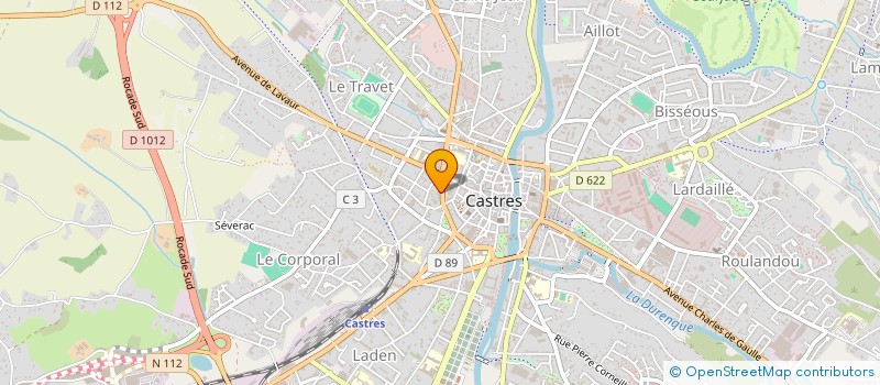 localisation de l'entreprise SCI 2017  CASTRES