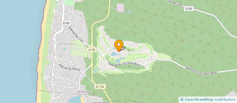 localisation de l'entreprise SCI 2019SEIGNOSSE  SEIGNOSSE