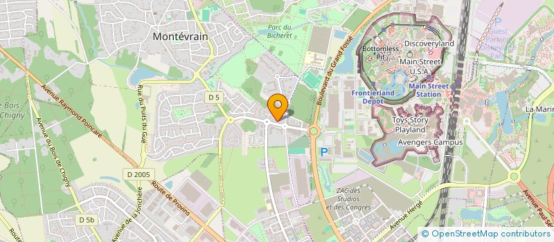 localisation de l'entreprise SCI  202  CHANTELOUP-EN-BRIE