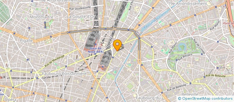 localisation de l'entreprise SCI 203 RUE DU FBG ST MARTIN  PARIS