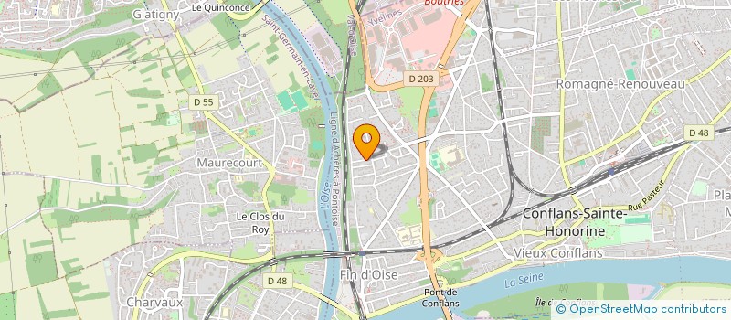 localisation de l'entreprise SCI 2036  CONFLANS-SAINTE-HONORINE