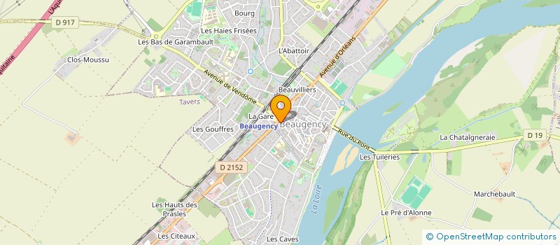 localisation de l'entreprise SCI 205  BEAUGENCY