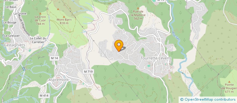 localisation de l'entreprise SCI 207-209 RUE PAUL ET CAMILLE THOMOUX  TOURRETTE-LEVENS